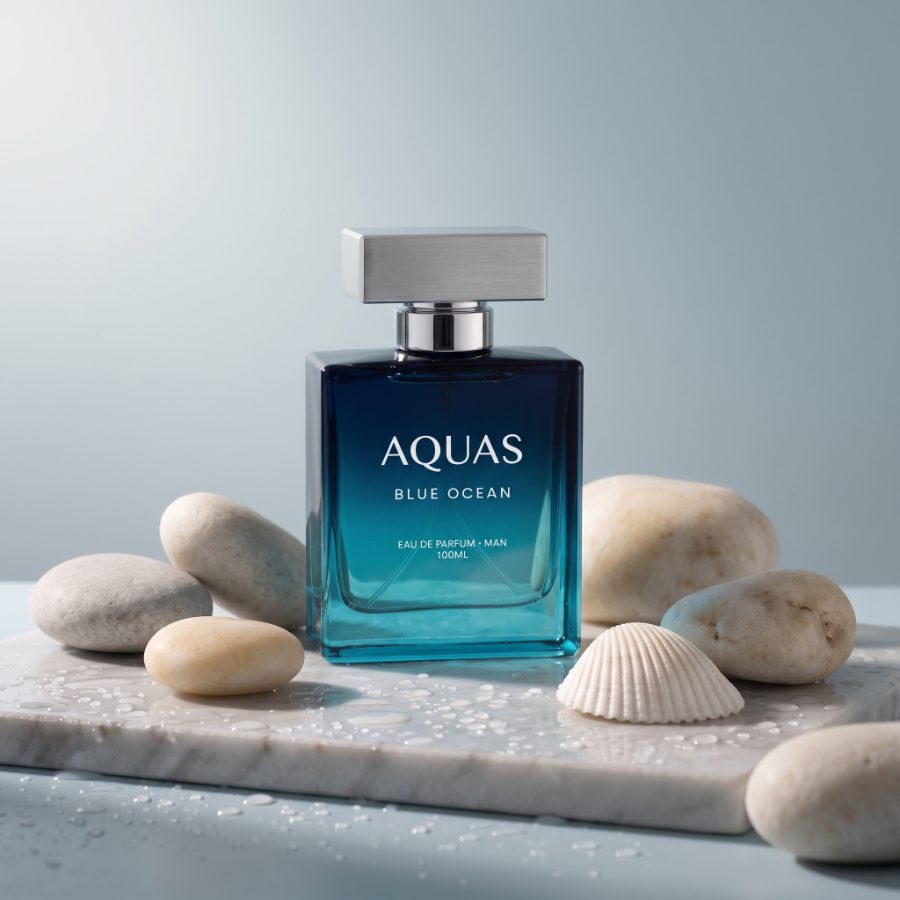 Aquas Blue Ocean — Marble ledge — hero