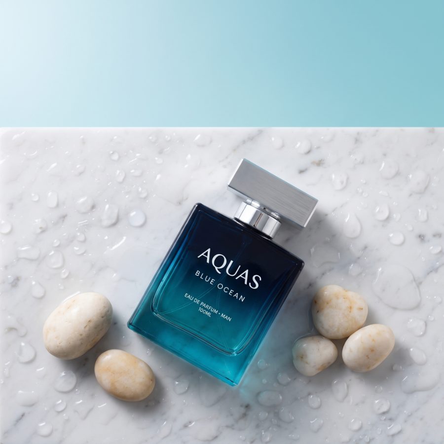 Aquas Blue Ocean — Bathroom counter