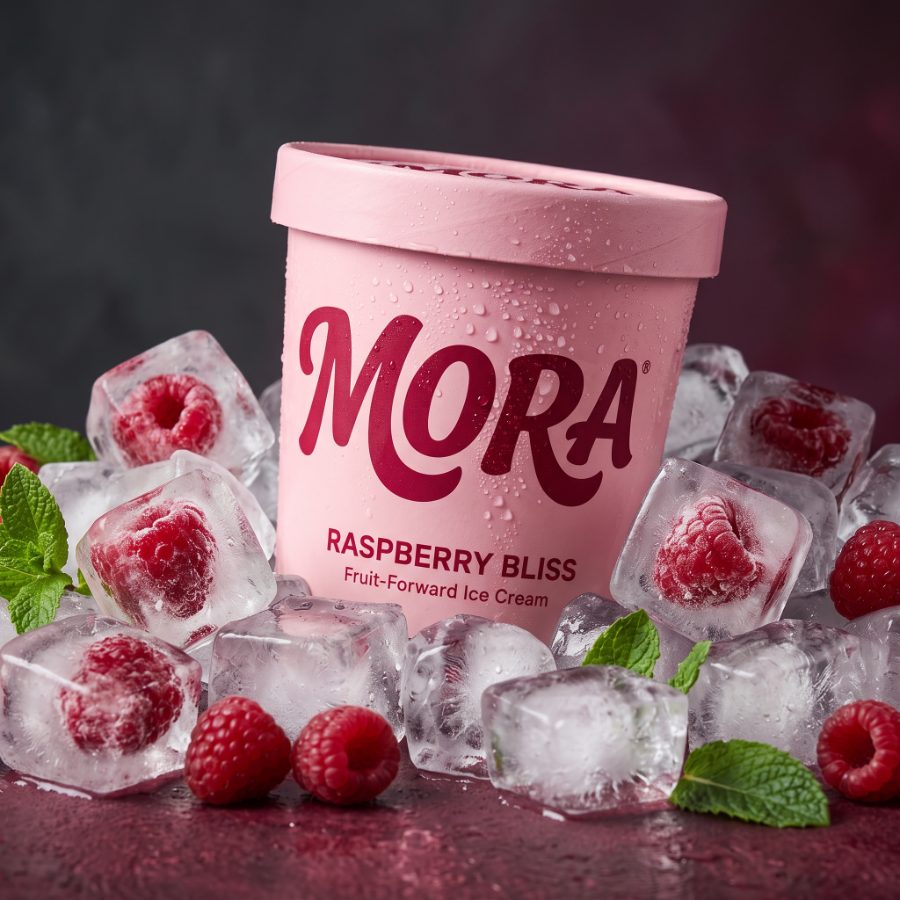 MORA Raspberry Bliss — Studio pint — key visual