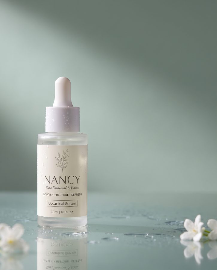 Nancy botanical serum dropper splash
